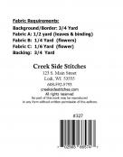 Daisy Mae sewing pattern from Creek Side Stitches 1