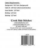 Dancing Shamrocks sewing pattern from Creek Side Stitches 1