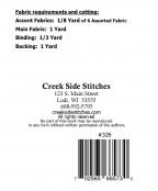 Flight Over Dunn's Marsh sewing pattern from Creek Side Stitches 1