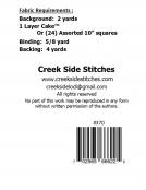 Getting Some ZZZ's sewing pattern from Creek Side Stitches 1