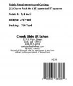 In The Air sewing pattern from Creek Side Stitches 1