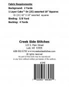 Jagged sewing pattern from Creek Side Stitches 1