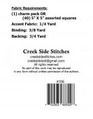 Vicki's Quarter Turn sewing pattern from Creek Side Stitches 1