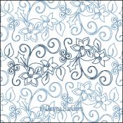 Christmas-Spray-DIGITAL-longarm-quilting-pantograph-design-Dawna-Sanders