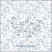 Felix-the-Fox-DIGITAL-longarm-quilting-pantograph-design-Dawna-Sanders