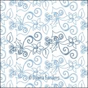 Larkspur-Christmas-DIGITAL-longarm-quilting-pantograph-design-Dawna-Sanders