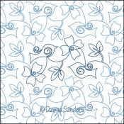 Larkspur-Spring-DIGITAL-longarm-quilting-pantograph-design-Dawna-Sanders