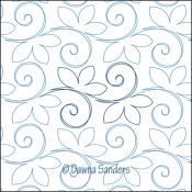 Lily-of-the-Valley-DIGITAL-longarm-quilting-pantograph-design-Dawna-Sanders