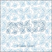 Modern-Leaves-DIGITAL-longarm-quilting-pantograph-design-Dawna-Sanders