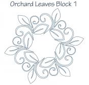 Orchard-Leaves-Block-1-DIGITAL-longarm-quilting-pantograph-design-Dawna-Sanders