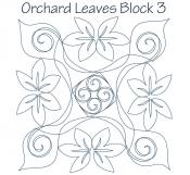 Orchard-Leaves-Block-3-DIGITAL-longarm-quilting-pantograph-design-Dawna-Sanders