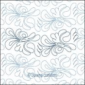 Plumage-DIGITAL-longarm-quilting-pantograph-design-Dawna-Sanders