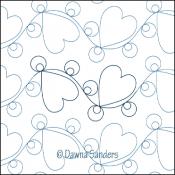 Polka-Dot-Hearts-DIGITAL-longarm-quilting-pantograph-design-Dawna-Sanders