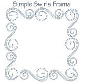 Simple-Swirls-Frame-DIGITAL-longarm-quilting-pantograph-design-Dawna-Sanders