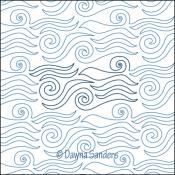 Tidal-Wave-DIGITAL-longarm-quilting-pantograph-design-Dawna-Sanders