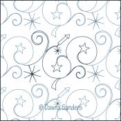 Twinkling-Fireworks-DIGITAL-longarm-quilting-pantograph-design-Dawna-Sanders