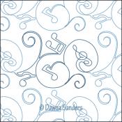 Twinkling-Song-DIGITAL-longarm-quilting-pantograph-design-Dawna-Sanders