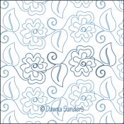 Twirling-Hibiscus-Border-DIGITAL-longarm-quilting-pantograph-design-Dawna-Sanders