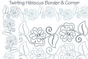 Twirling-Hibiscus-Border-and-Corner-DIGITAL-longarm-quilting-pantograph-design-Dawna-Sanders