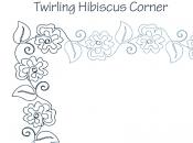 Twirling-Hibiscus-Corner-DIGITAL-longarm-quilting-pantograph-design-Dawna-Sanders