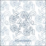 Twirling-Hibiscus-DIGITAL-longarm-quilting-pantograph-design-Dawna-Sanders