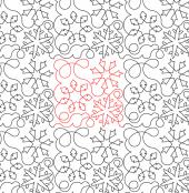 Snowflakes-2-DIGITAL-longarm-quilting-pantograph-design-Deb-Geissler