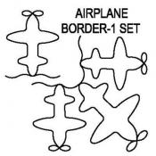 Airplane Package Set - DIGITAL Longarm Quilting Pantograph Design by Deb Geissler 2