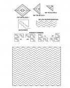 Arizona Block and Border Package Set - DIGITAL Longarm Quilting Pantograph Design by Deb Geissler 2