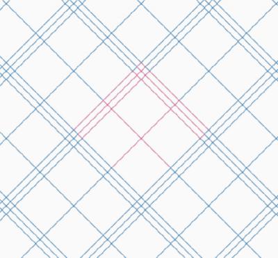 Plaid Simple DIGITAL Longarm Quilting Pantograph Design by Ida Houston