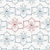 Lotus-Lily-1-border-or-panto-DIGITAL-longarm-quilting-pantograph-design-Ida-Houston