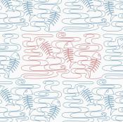 Fish-Bones-2-DIGITAL-longarm-quilting-pantograph-design-Ida-Houston