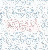 Jacobean-Swirl-DIGITAL-longarm-quilting-pantograph-design-Ida-Houston