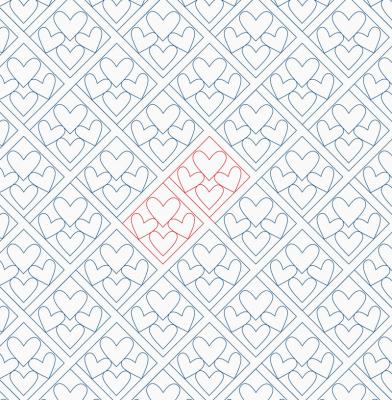 Lattice Lover DIGITAL Longarm Quilting Pantograph Design by Melissa Kelley