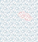 Chevron-Cone-Flower-DIGITAL-longarm-quilting-pantograph-design-Melissa-Kelley