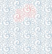 Vintage-Flowers-DIGITAL-longarm-quilting-pantograph-design-Melissa-Kelley