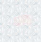 Coneflower Charm DIGITAL Longarm Quilting Pantograph Design by Melissa Kelley