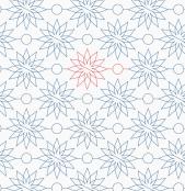 Elegant Dots DIGITAL Longarm Quilting Pantograph Design by Melissa Kelley