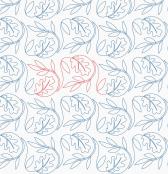 Fall Leaves DIGITAL Longarm Quilting Pantograph Design by Melissa Kelley