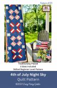 4th of July Night Sky quilt sewing pattern from Easy Piecy Quilts