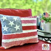 Betsy Quilted Pillow sewing pattern from Easy Piecy Quilts 2