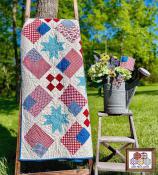 Farmhouse Flags quilt sewing pattern from Easy Piecy Quilts 2