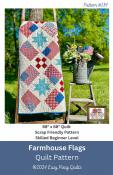 Farmhouse Flags quilt sewing pattern from Easy Piecy Quilts