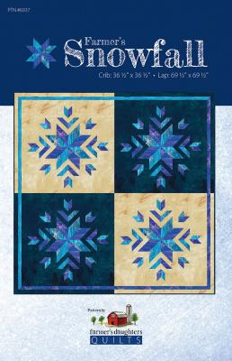 Farmer's Snowfall quilt sewing pattern from Farmer's Daughters