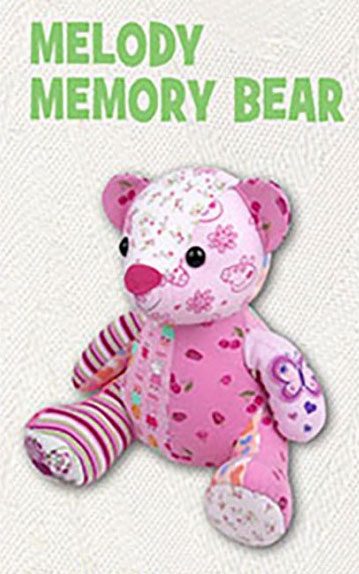 Melody Memory Bear sewing pattern Funky Friends Factory