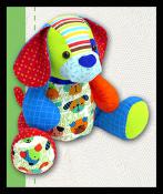 Kip The Keepsake Dog soft toy sewing pattern Funky Friends Factory 3