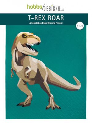 T-Rex Roar quilt sewing pattern from Hobbs Designs