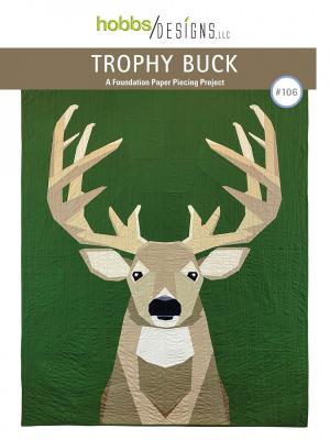 Trophy Buck quilt sewing pattern from Hobbs Designs