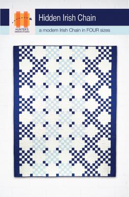 Hidden Irish Chain quilt sewing pattern from Hunter's Design Studio