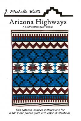 Digital - Arizona Highways PDF quilt sewing pattern from J. Michelle Watts Designs