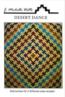 Digital - Desert Dance PDF quilt sewing pattern from J. Michelle Watts Designs